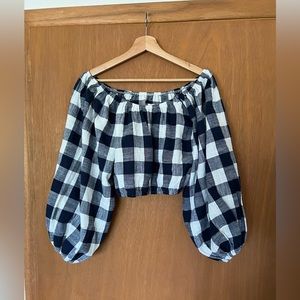 Honeydove Vintage linen top